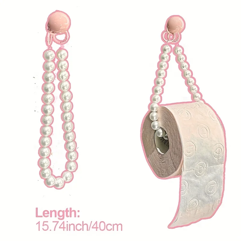 حامل مناديل ورق تواليت مثبت على الحائط - تركيب خالٍ من الأظافر، حامل ورق تواليت بلاستيكي متين