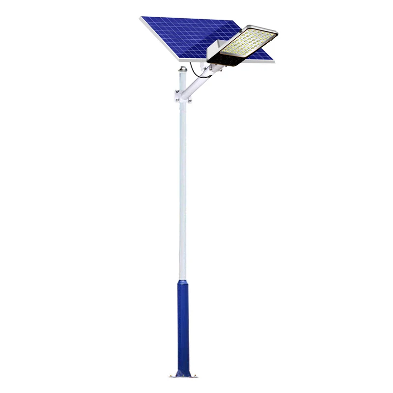 Outdoor IP65 Waterproof Aluminum DC RoHS Certified 20W 40W 60W Integrated Solar Road Light Street Light Garden