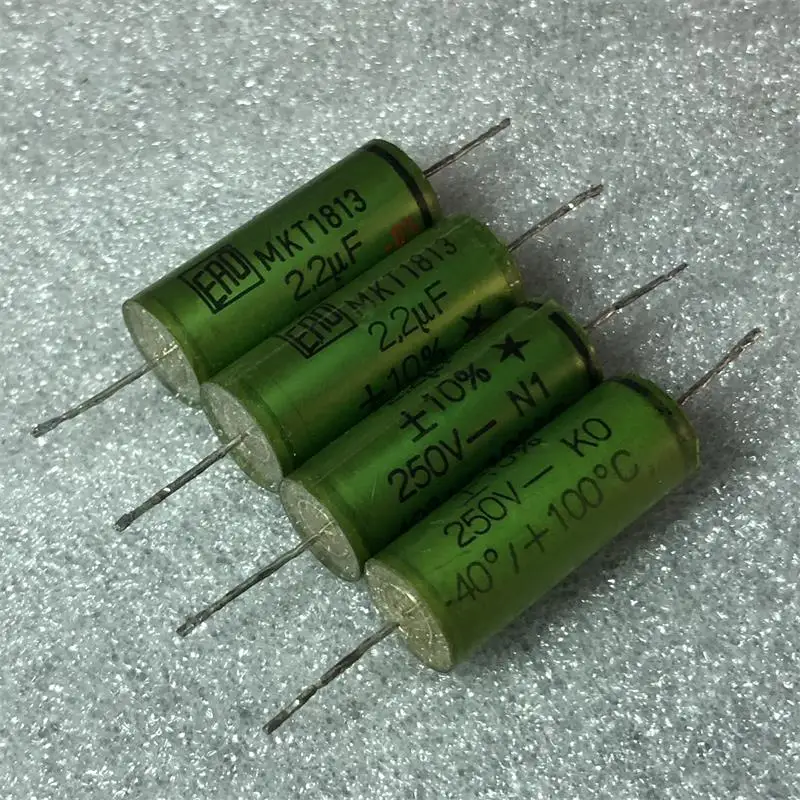 Disassemble Germany ERO Laiquendi MKT1813 Series 2.2UF100V Transparent Head Frequency Division electrodeless capacitor