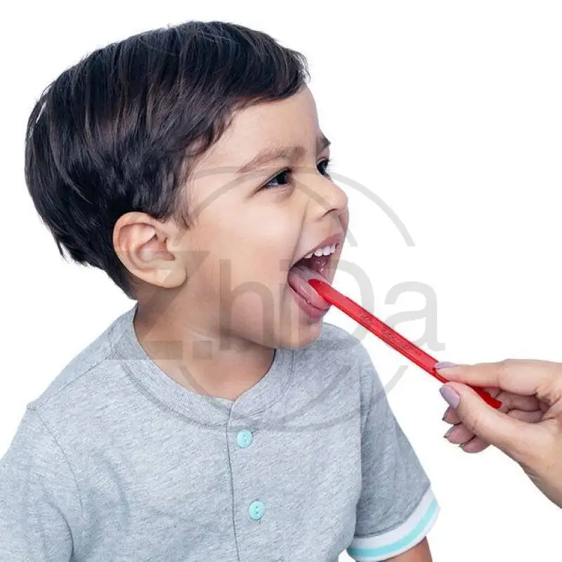 Multi-color Cartoon Animal Kids Tongue Stick Import Odorless Fruit Taste Depressor Speech Delay Oral Sensory Training Equipment