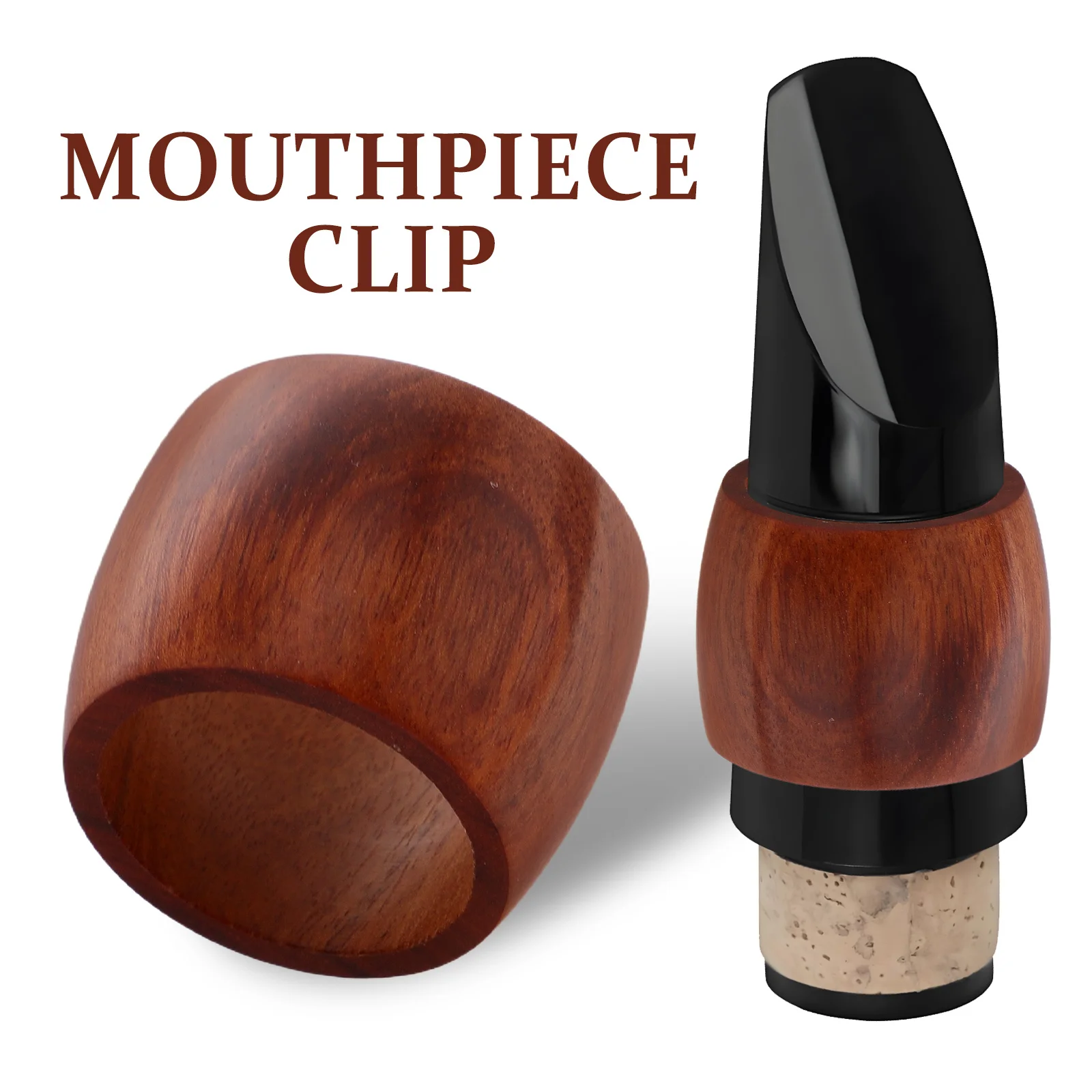 الكلارينيت المعبرة الخشب كليب ضمد Handpolished دائم صالح ألتو ساكس الكلارينيت أجزاء المعبرة المشبك ألتو ضمد