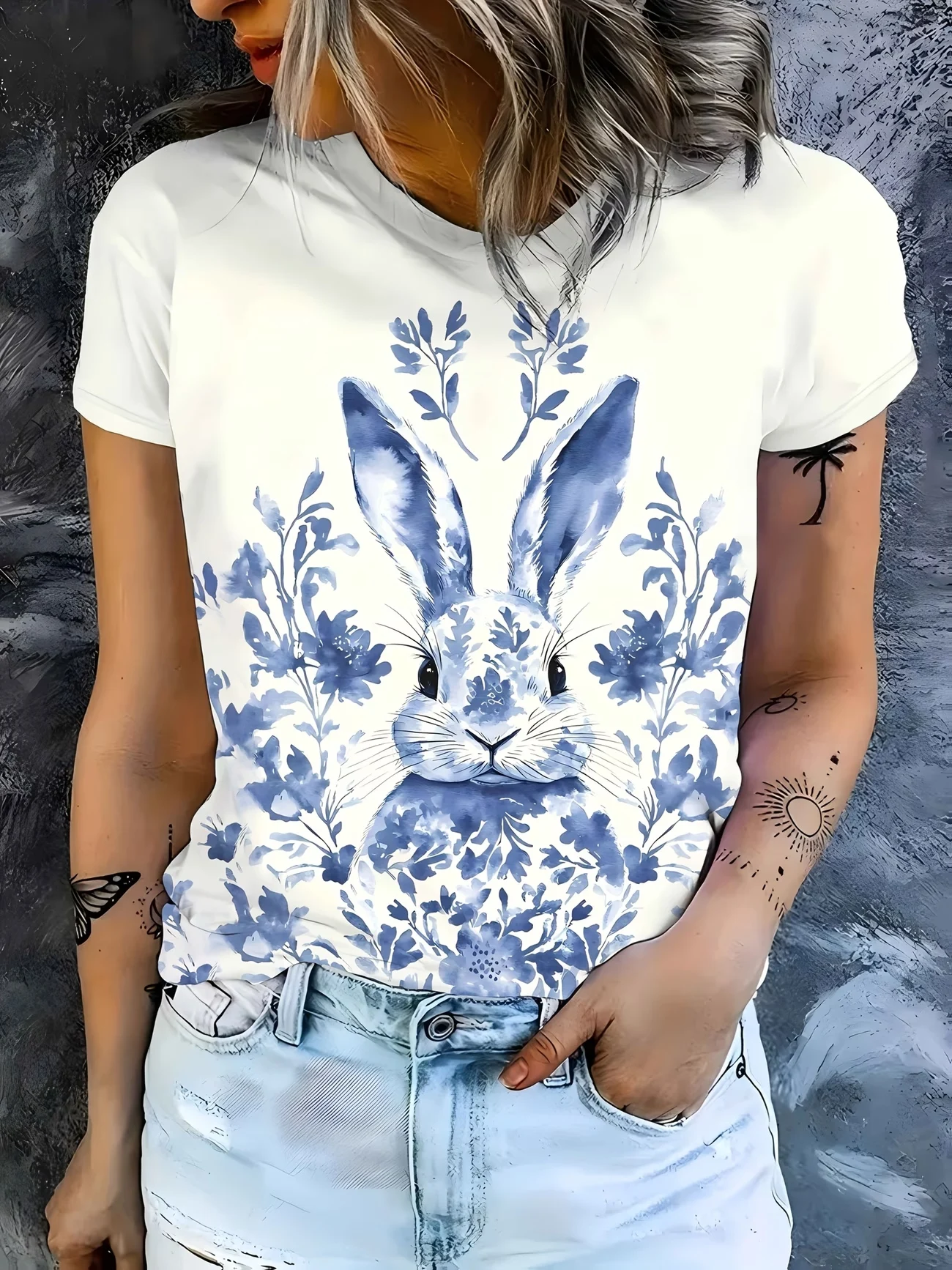 The vibrant multicolor stripe print in fresh pastels brings a cheerful, retro vibe—perfect for pairing with jeans or shorts for