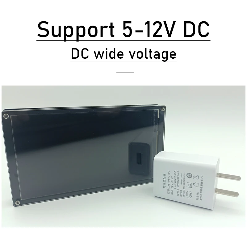 5 Cal IPS ekran z wyświetlaczem WIFI z zegarem WIFI analizator dźwięku wskaźnik poziomu lampka rytmiczna + pilot zdalnego sterowania DC 5V-12V
