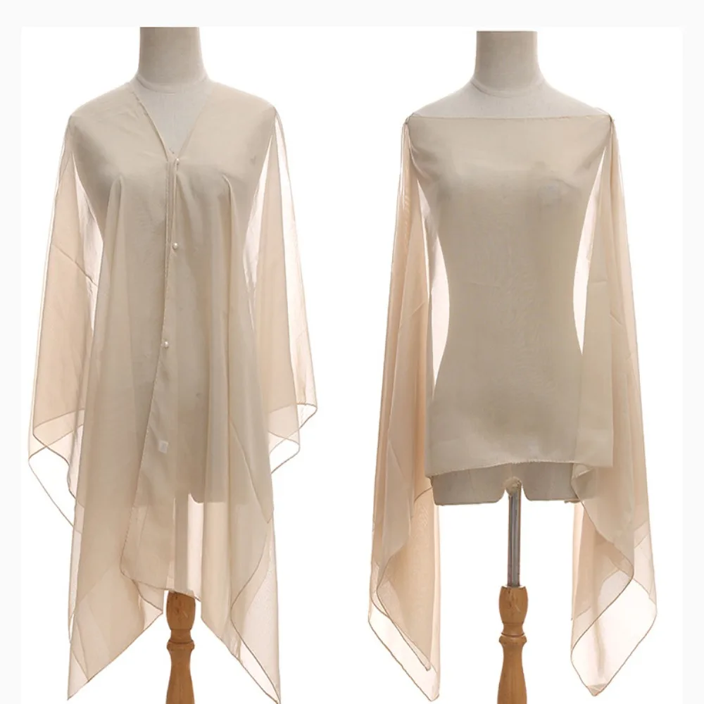 

Fashion Solid color Shawl Scarf Luxury Sun-Resistant Beach Cover Up Breathable Spring Swimwear Kaftan Top Women