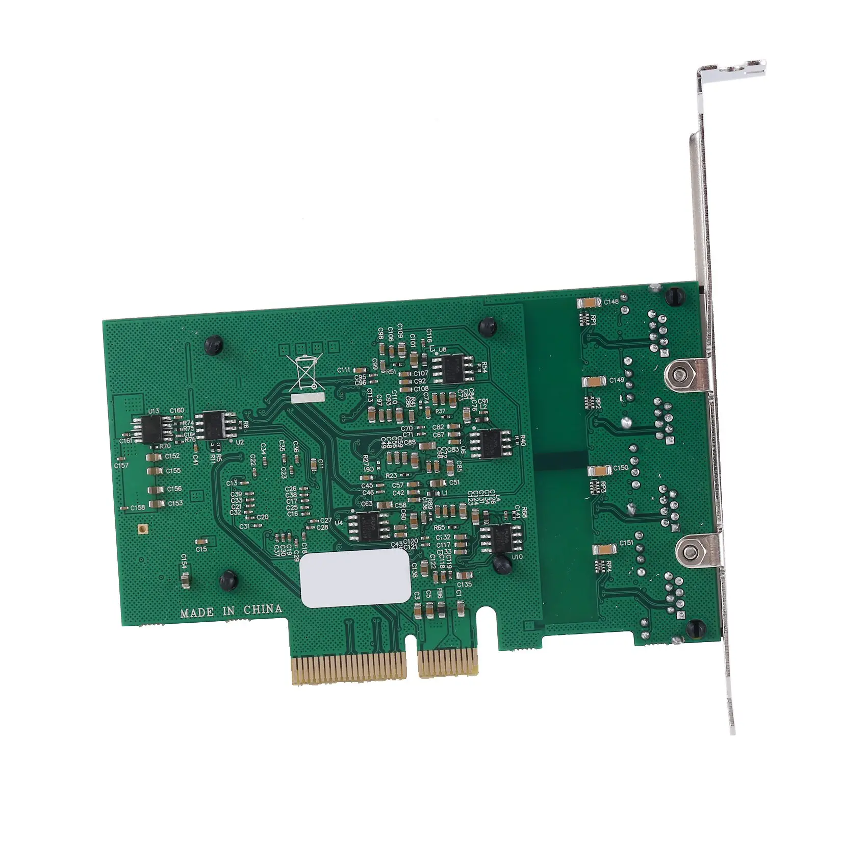 

Сетевая карта T24C PCIE X4 2.5G Gigabit RTL8125B, 4-портовая Ethernet-карта для настольных ПК и серверов