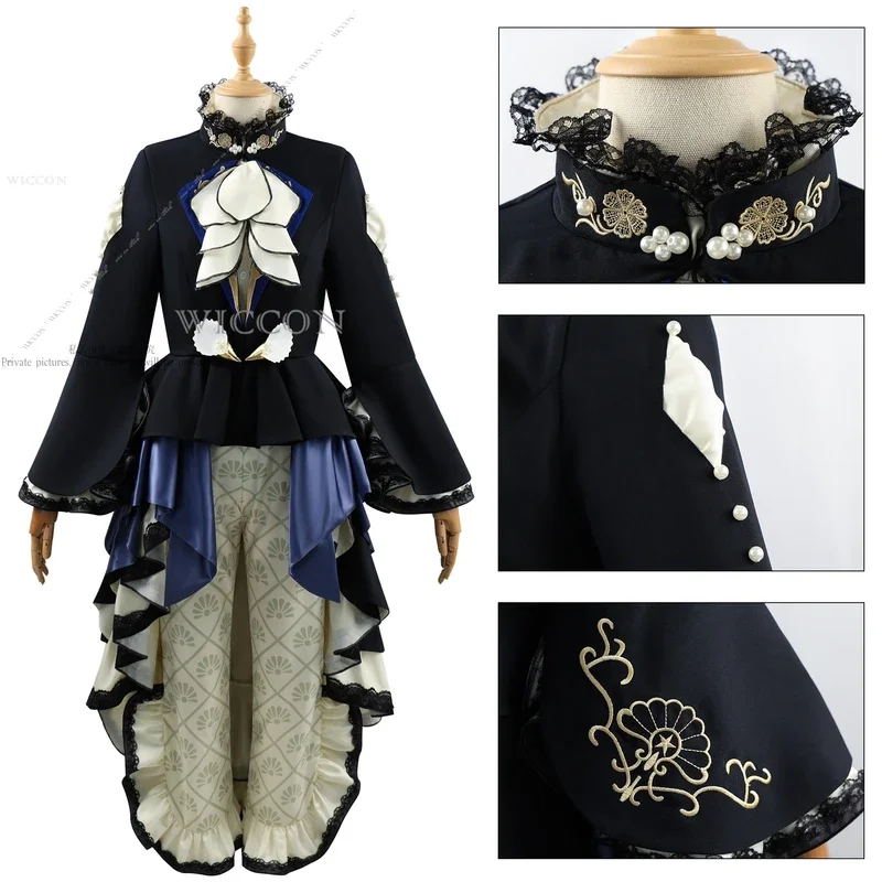 Ciel Phantomhive Cosplay Costume Fresh Oyster Dress Japanese Anime Carnival Party Devil Uniform Ciel Childe Performance Dress