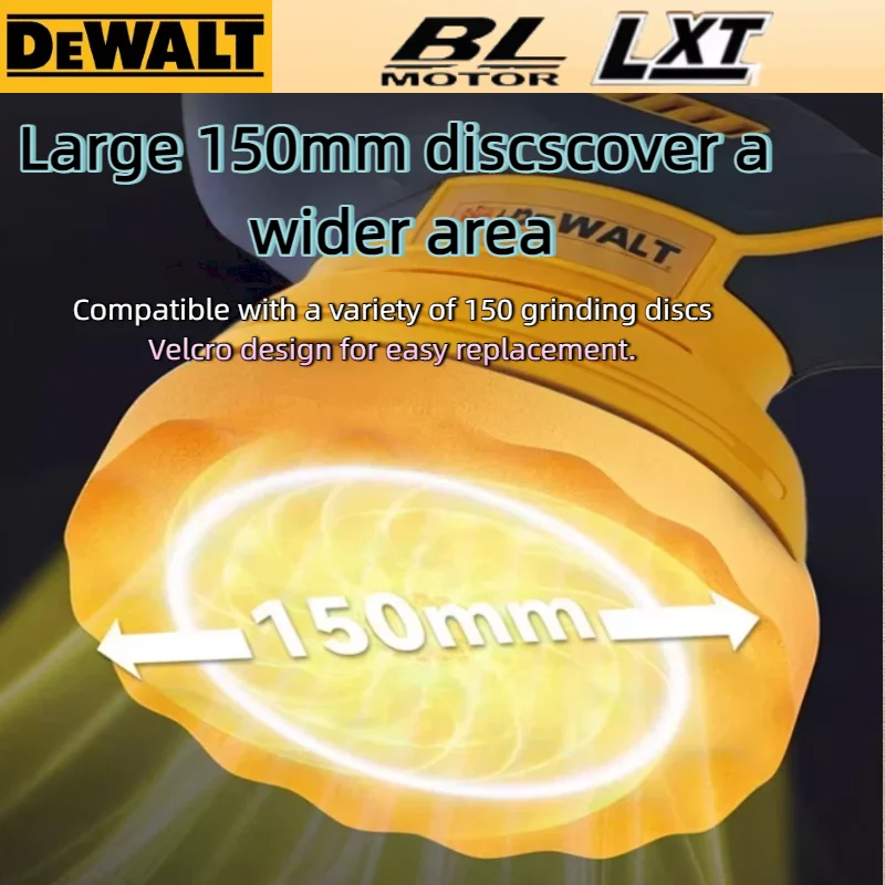 ديوالت شاشة ديجيتال اللاسلكي 8 التروس سيارة الملمع الكهربائية الملمع السيارات سيارة الصبح آلة تلميع لبطارية 20 فولت #6