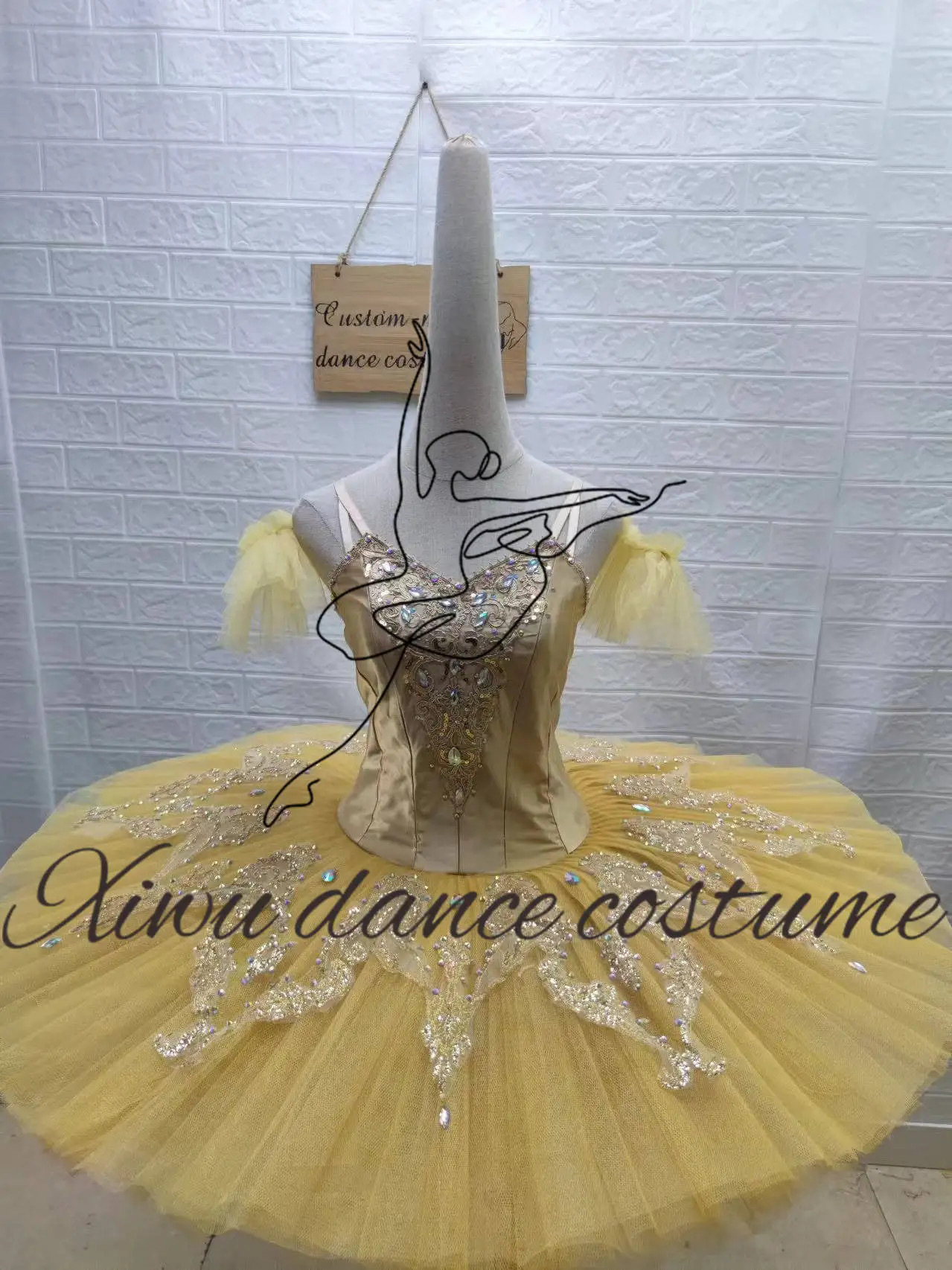 Professional high-quality custom-size ballet performance ballet costume high-end competition ballet dress