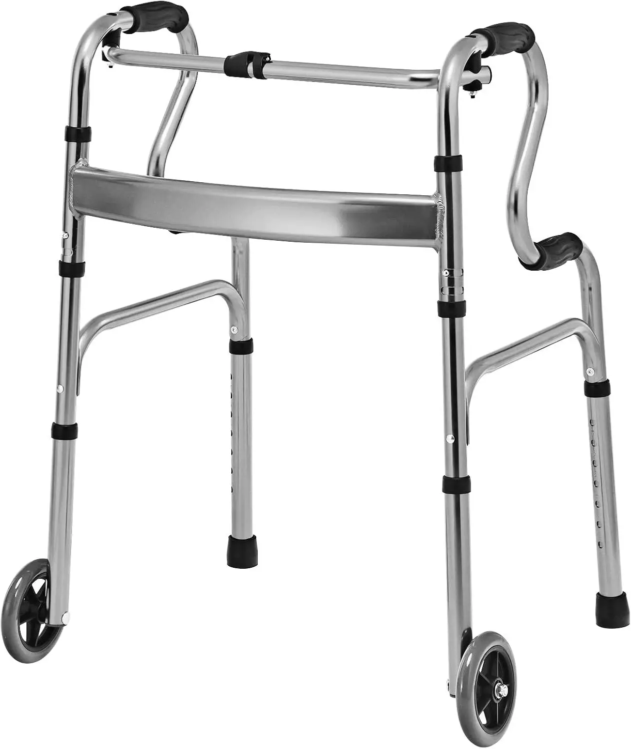 3-in-1 Stand-Assist Folding Walker with 5