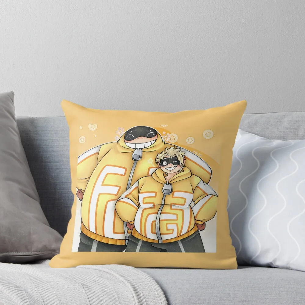 Fatgum Throw Pillow Embroidered Cushion Cover Pillowcase