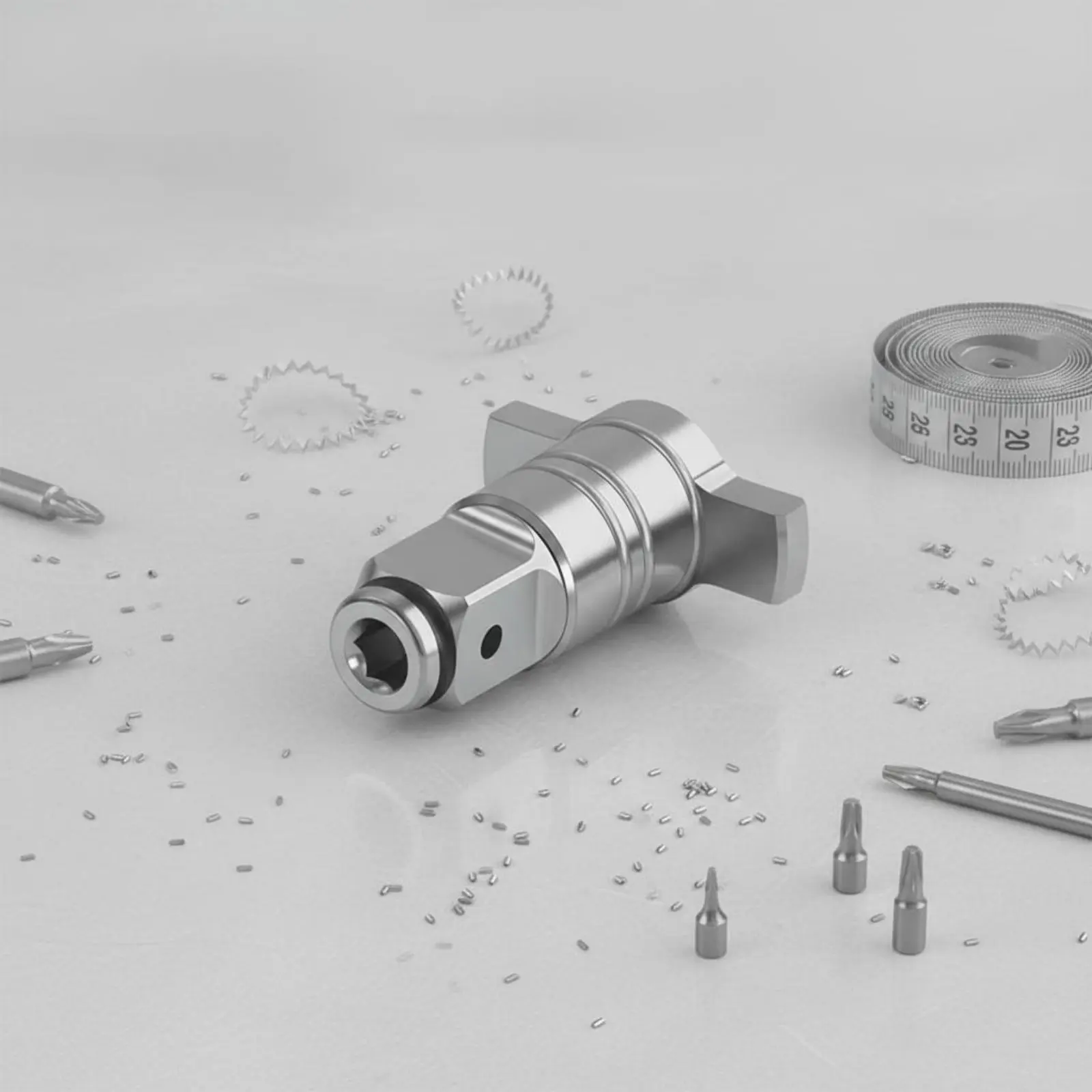 Square to Hex Adapter Heavy Duty Electric Wrench Adapter Socket Converter High Rotational Force Tool Accessory Rust Resistant view 6