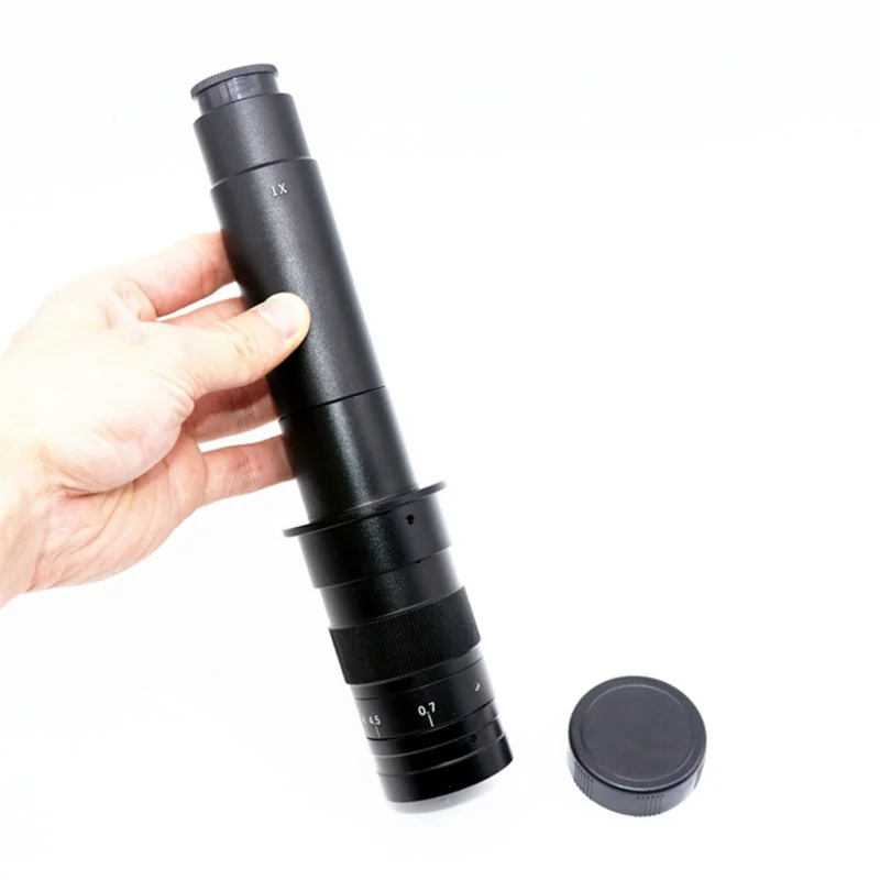 

Max 300x Zoom C-mount Glass Lens Adapter 4.5X Adapter For Industry Microscope Camera Eyepiece Magnifier