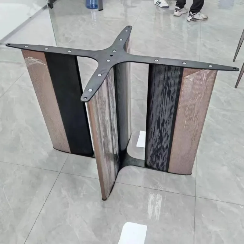 Dining table legs bracket aluminum alloy table feet base marble luxury stone long legs light luxury dining feet rock