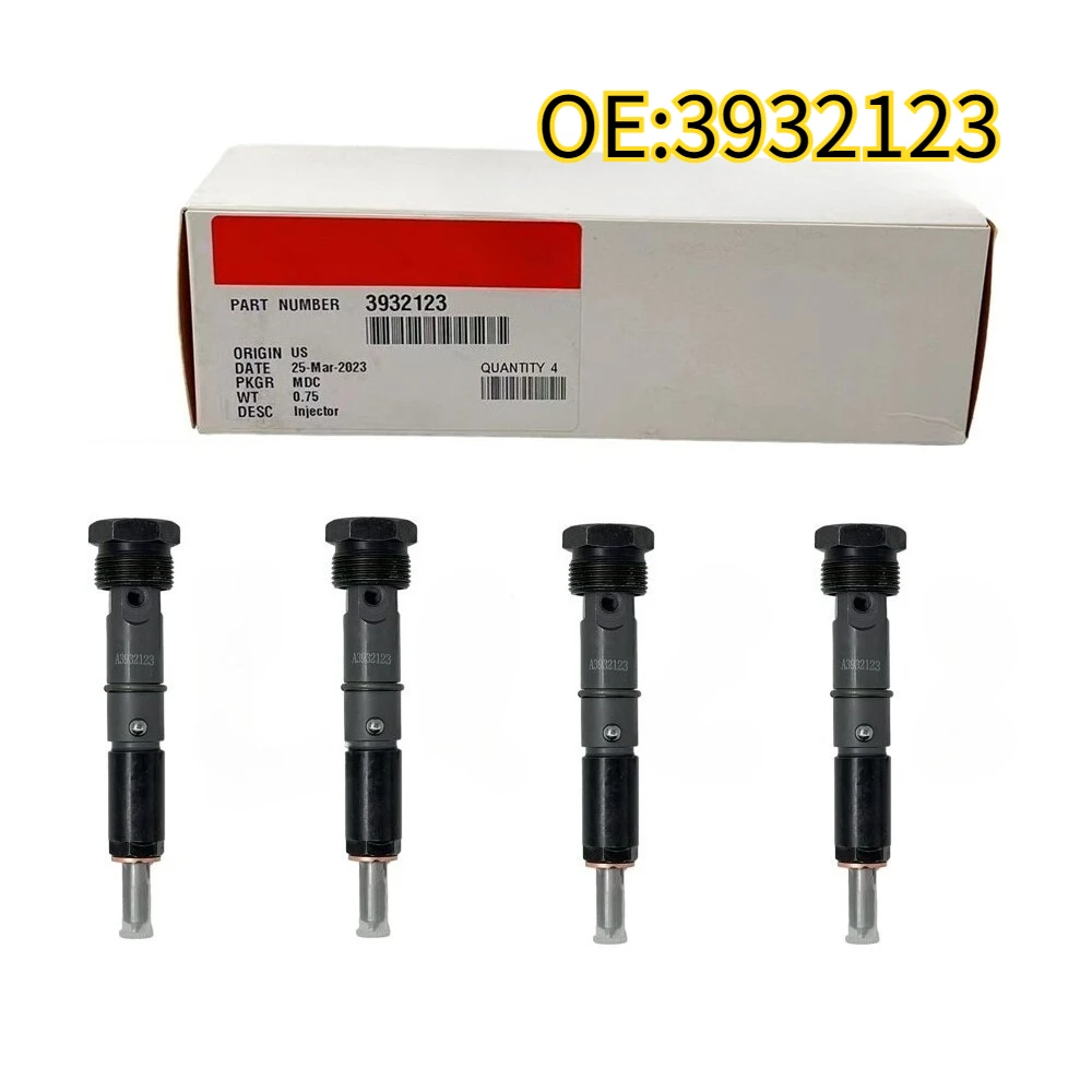 

For 4PCS 3932123 Cummins 4BT 3.9L Diesel Engine Truck OEM OEM Fuel Injectors