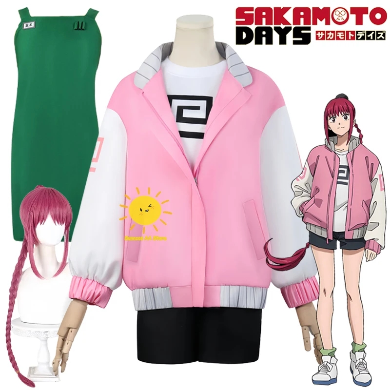 

Аниме Сакамото Days Косплей Лу Шаотан Костюмы для косплея Рубашка Шорты Пальто Фартук Шаотан Лу Парик Костюмы Хэллоуин Cos Взрослые женщины