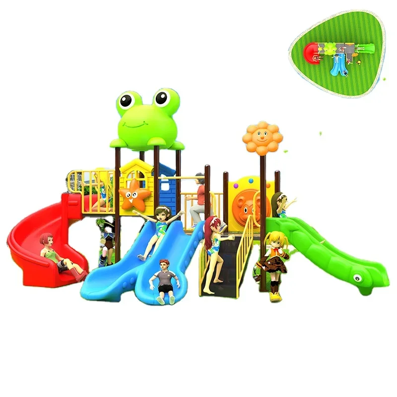 Outdoor backyard Playground Hot Sale Kids small Playground Children's childhood slide