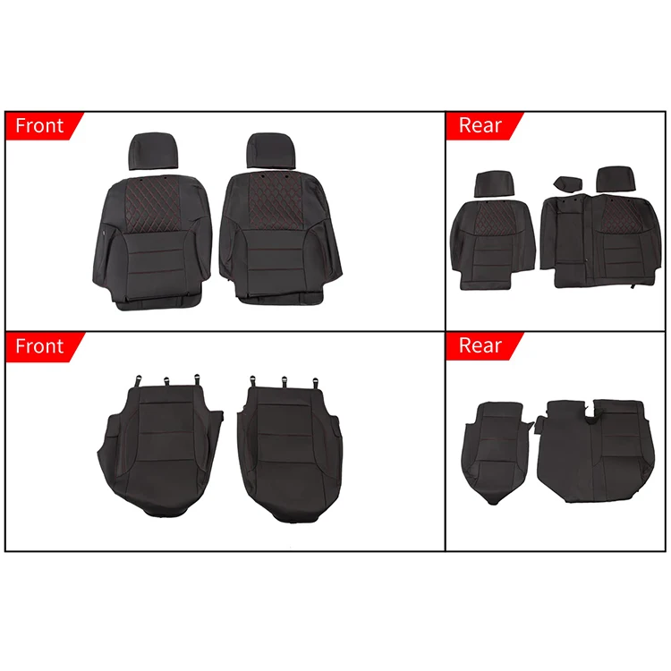 Hot Sale 2023 Car Seat Covers For 2008-2021 Toyota Tundra High Quality Leather Original Custom Car Seat Cover