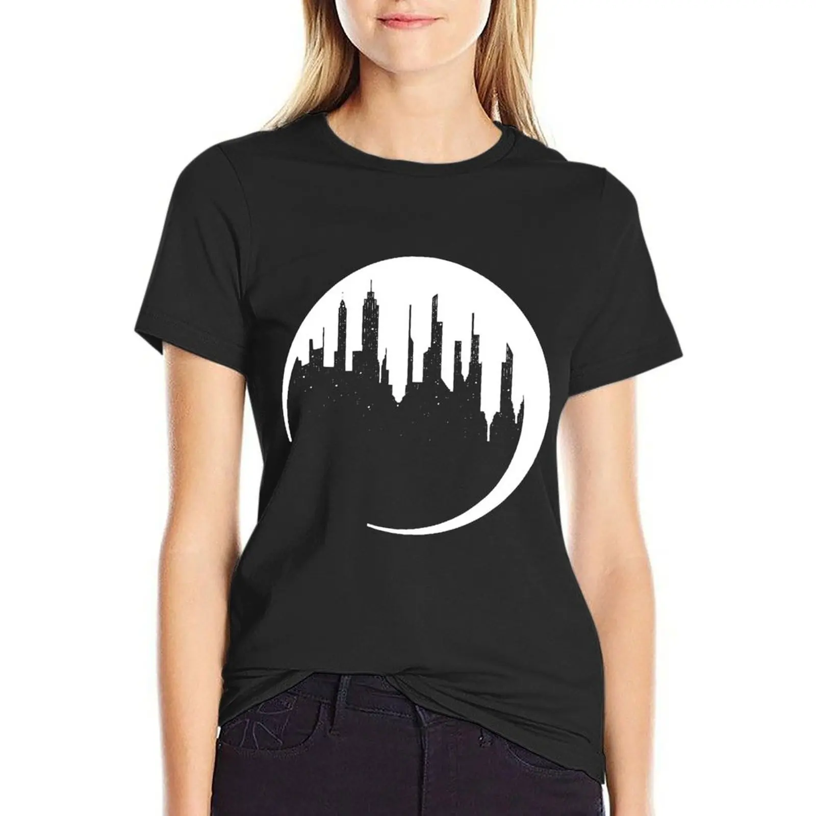 Demension 20 Dimension 20 The Unsleeping City Logo T-Shirt quick drying new edition Women's summer blouses 2024