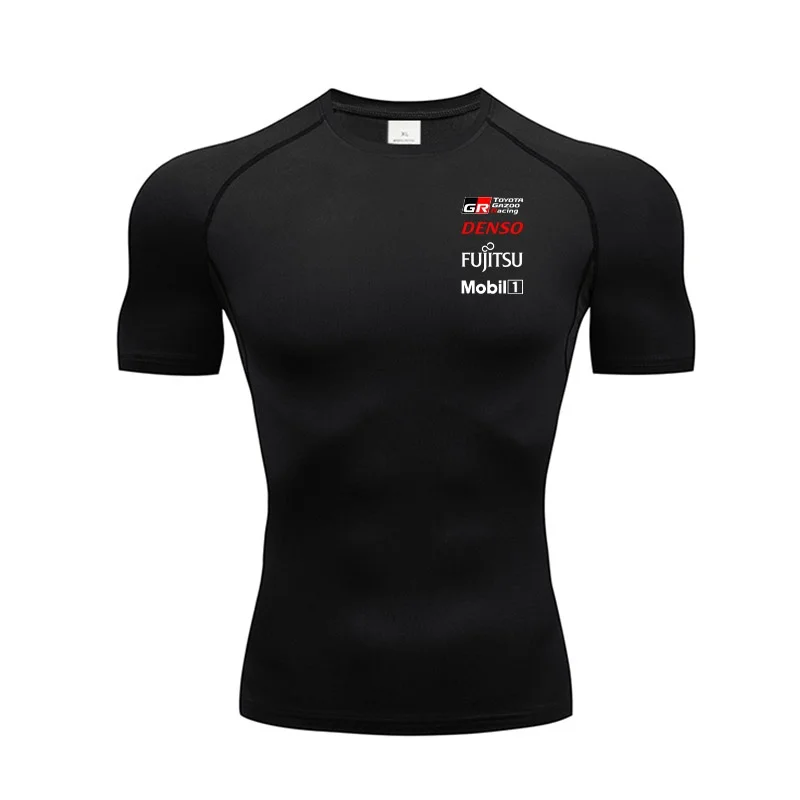 2025 TOYOTA GAZOO Racing WEC Team Official Uniform T-Shirt Men's Oversized Aviator Short Sleeve Extreme Sports Racing Uniform