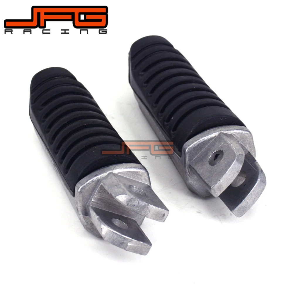 Front Footrest Foot Pegs Rests Pedals For SUZUKI GSXR1300 GSX1300R 99-12 GSX650 GSX1400 V-STROM 650 1000 DL650 DL1000 Motorcycle