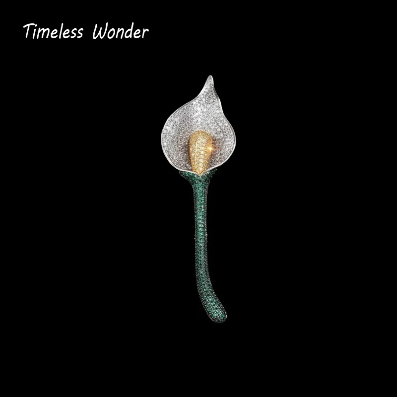 

Вневременная чудесная необычная брошь с цирконием и цветочным принтом, булавки для женщин, дизайнерские украшения для платья, модный редкий подарок, милая стильная вечеринка 5383