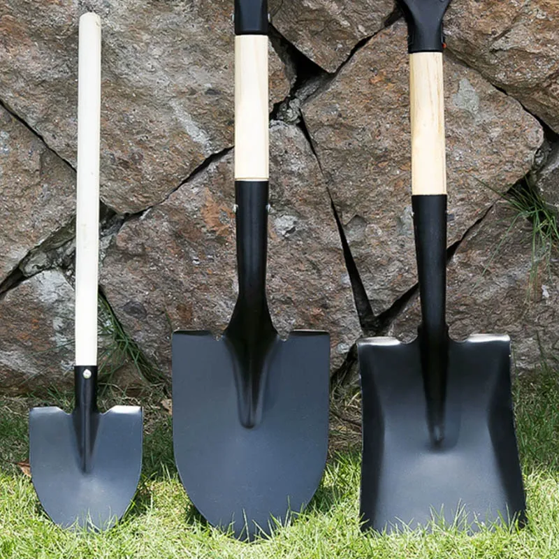 Thickened Manganese Steel Shovel Gardening Tool for Home Use Vegetable Planting Flower Bed Snow Removal Outdoor Soil Digging