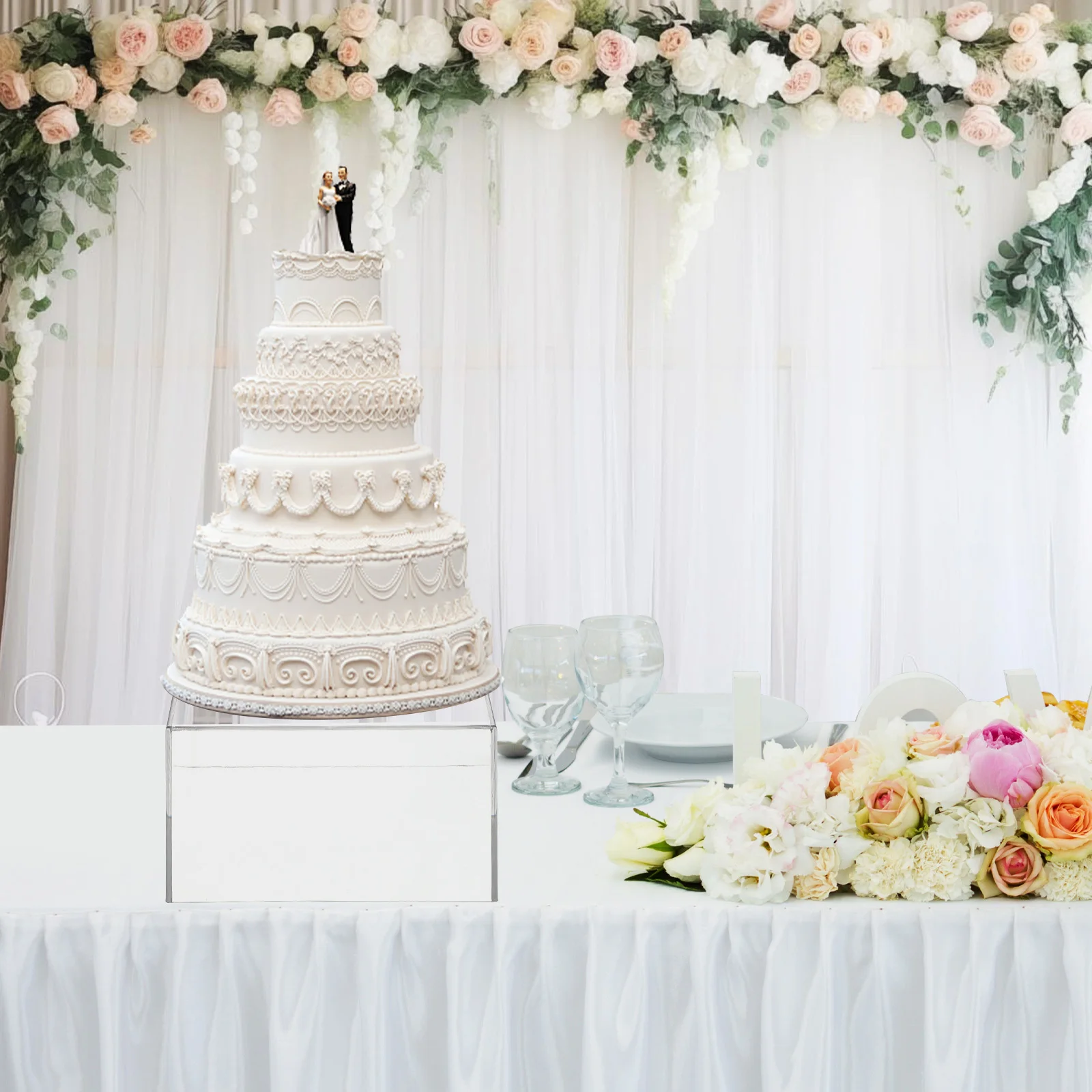 

Набор акриловых подставок для десертов: декоративная многоярусная подставка для торта, кексов, выпечки, для дня рождения, свадьбы, чаепития, фуршета