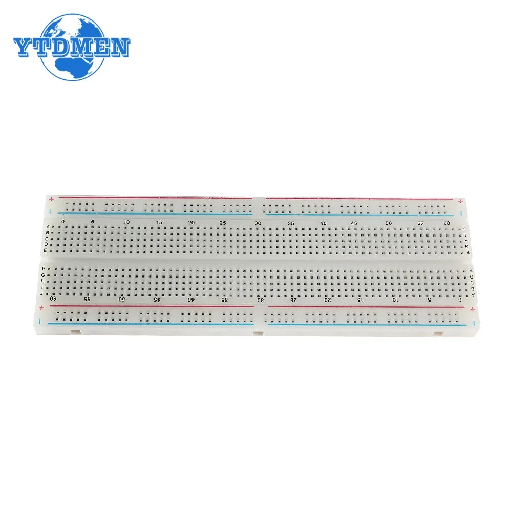1PCS MB102 830 Breadboard Solderless PCB Bread Board MB102 Test Develop Experiment Boards DIY Electronic, for Arduino