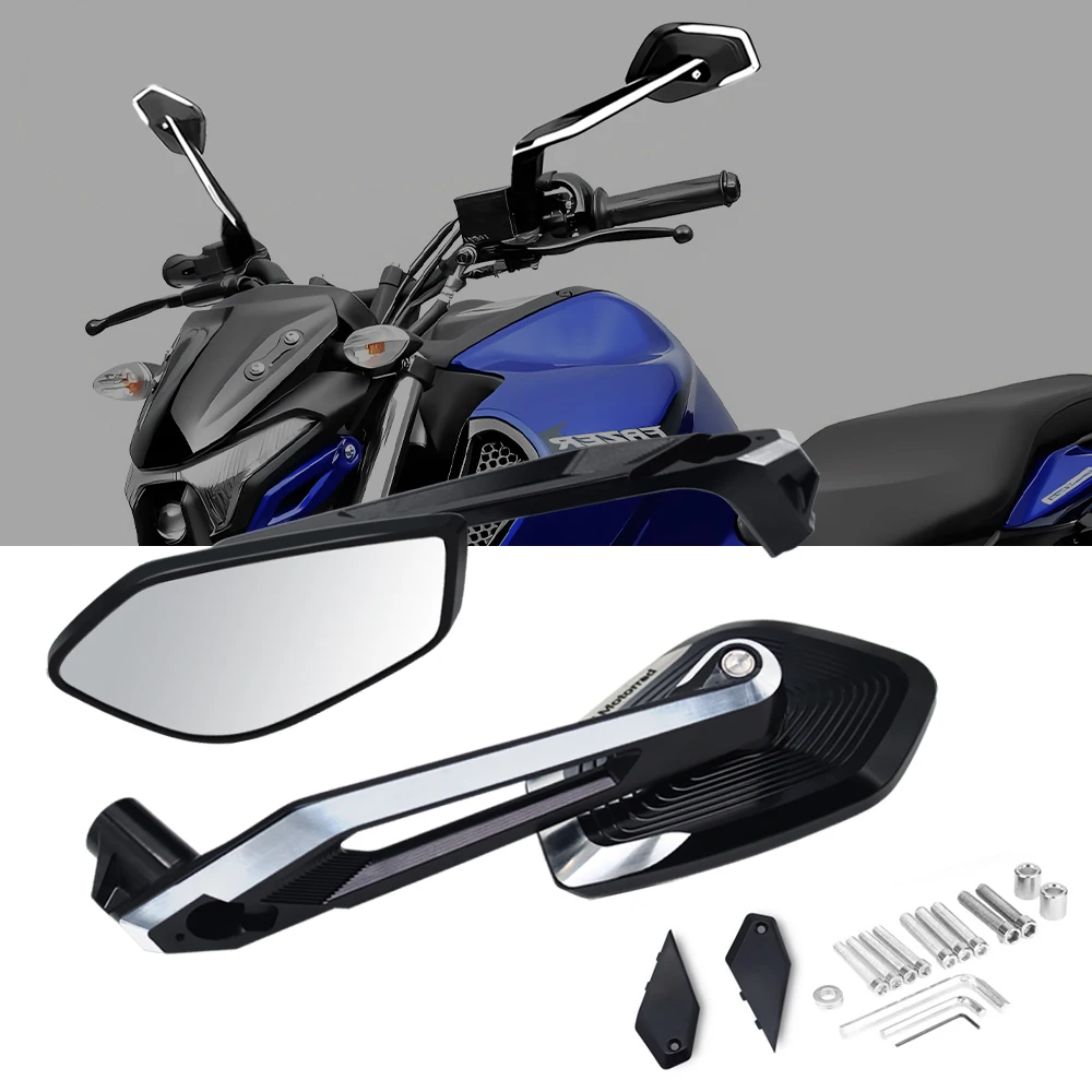 For Yamaha fazer fz15 fz25 Fazer 250 150 2024 2025 FZ-07 FZ-10 Adventure Motorcycle Accessories Side Rear View Mirror