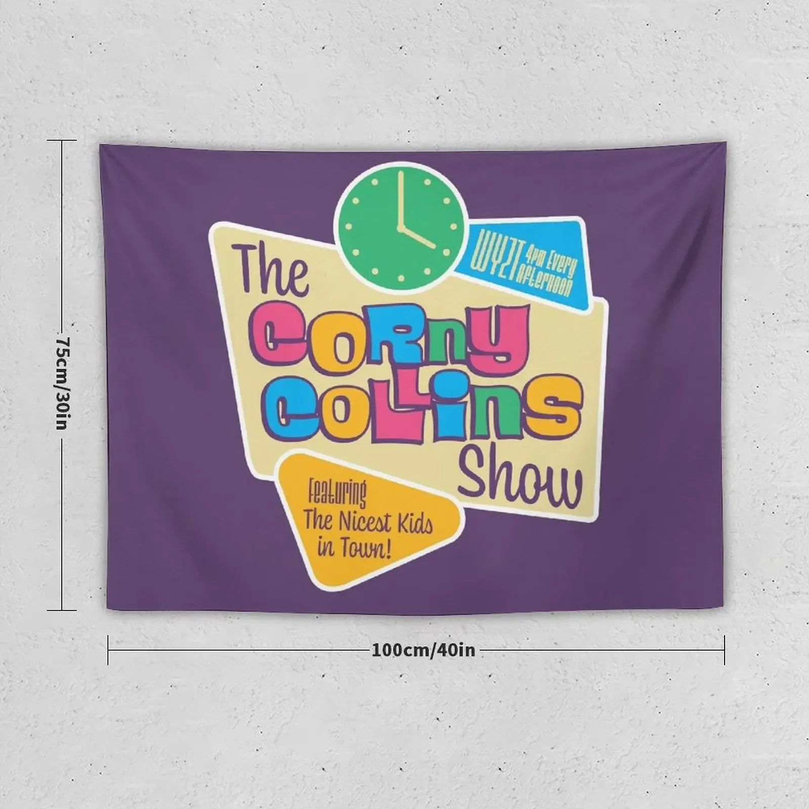 The Corny Collins Show Tapestry Aesthetic Room Decor Room Design Decoration For Home Tapestry