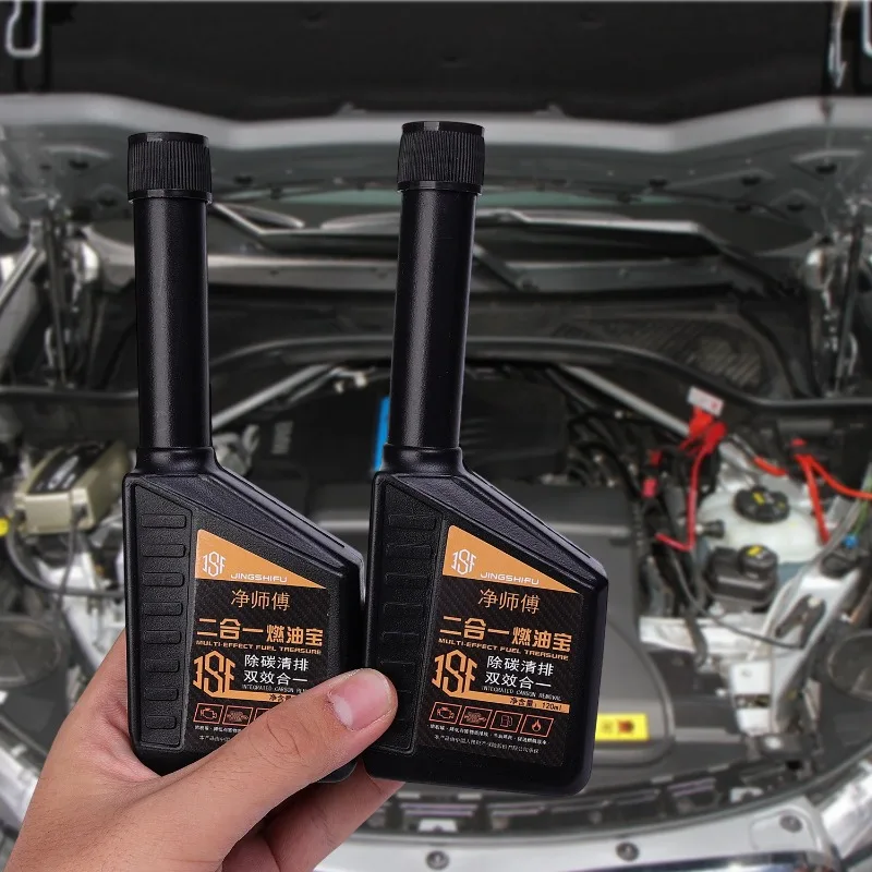 120 ml Car Fuel Treasure Universal 2-in-1 Auto De-Carbonisation Cleaning Maintenance Cleaner Petrol Additive Engine Oil Catalyst