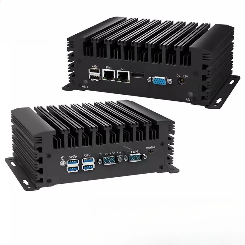 Mini industrial computer host, fanless industrial dual network 2 serial port embedded small mini low power consumption li 578N10