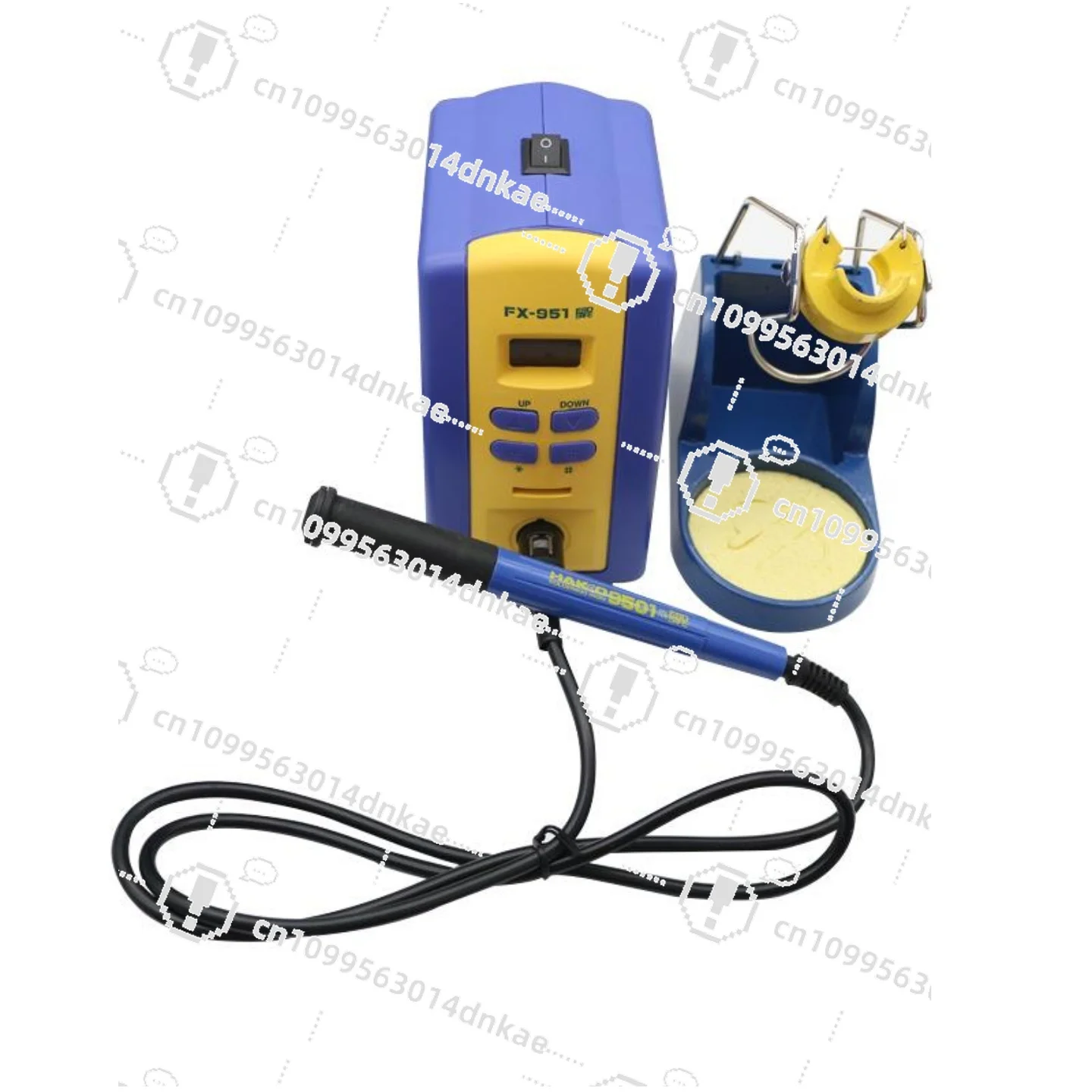 FX-951 Lead-free Digital Display Constant Temperature Welding Table 75W Electric Soldering Iron, Digital Display Constant