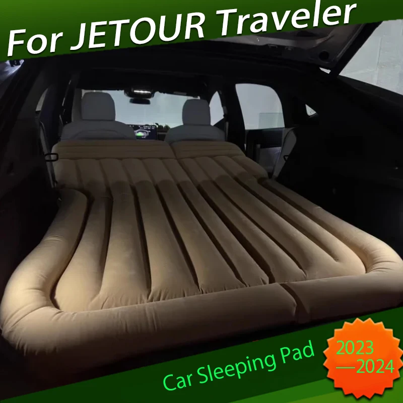 Car Travel Rear Sleeping Pad Fit for CHERY JETOUR Traveler T2 2023 2024 Car Trunk Inflatable Camping Pad Car Interior Parts