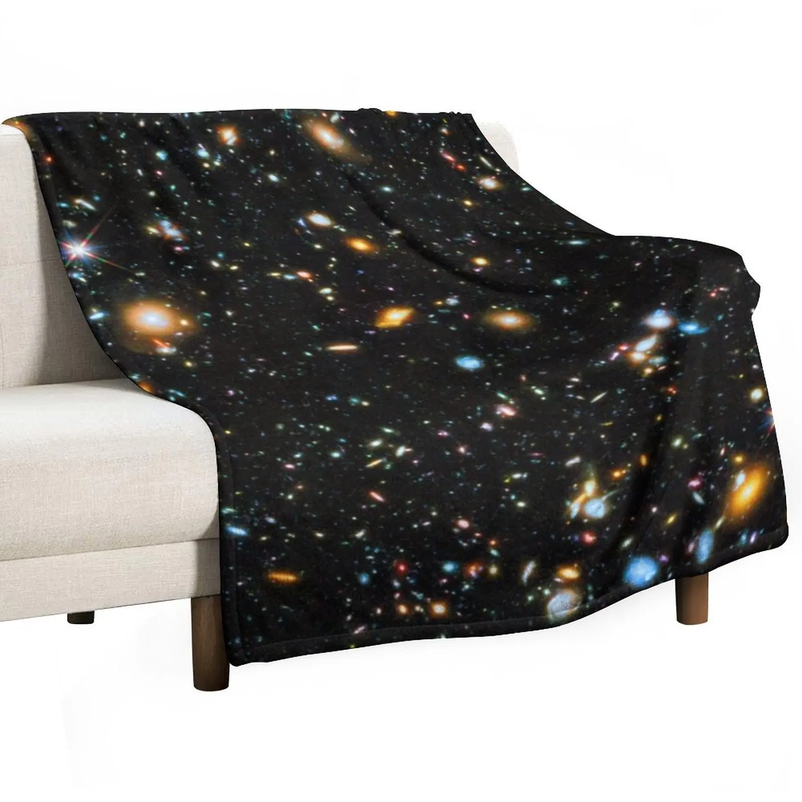 

Hubble Extreme Deep Field Throw Blanket Luxury Brand Quilt Retros Cute Plaid Blankets
