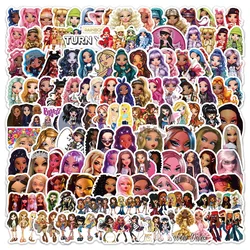 10/30/50/100PCS Bratz Doll Sticker Cartoon Graffiti Decoration Laptop Phone Case Skateboard Motorcycle Waterproof Decal Kids Toy