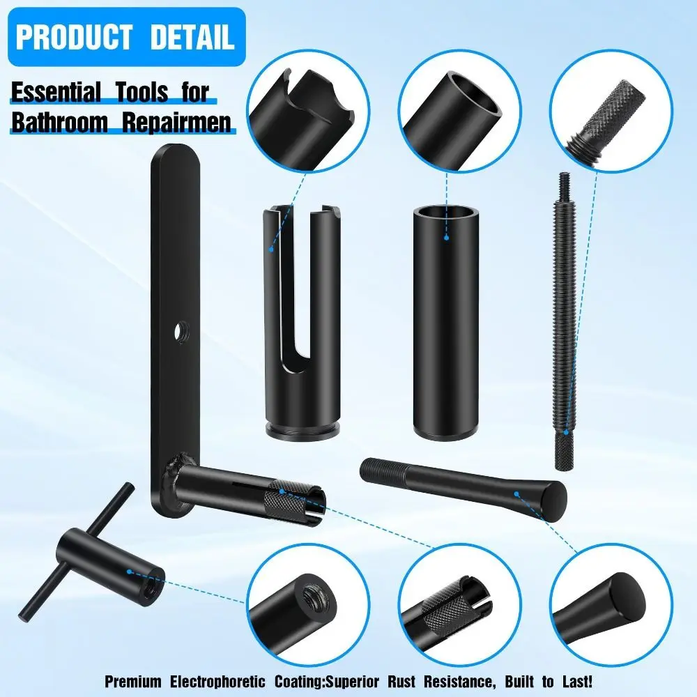 

Supports Series Heavy Duty Shower Valve Core Tool Assembly Extractor Hand Tool Removal Tool Easy Operation Faucet Tool Apartment