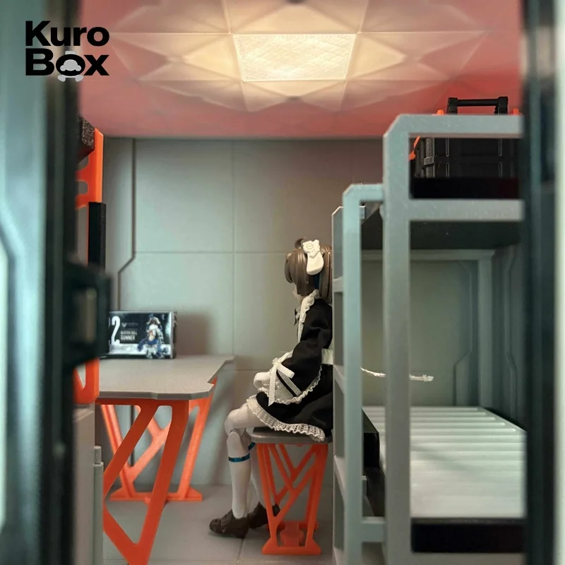 

Generic 1:12 Scale Sci-fi Capsule Dollhouse Furniture Scene Set For Figma Kotobukiya Megami Device Action Figures Accessories