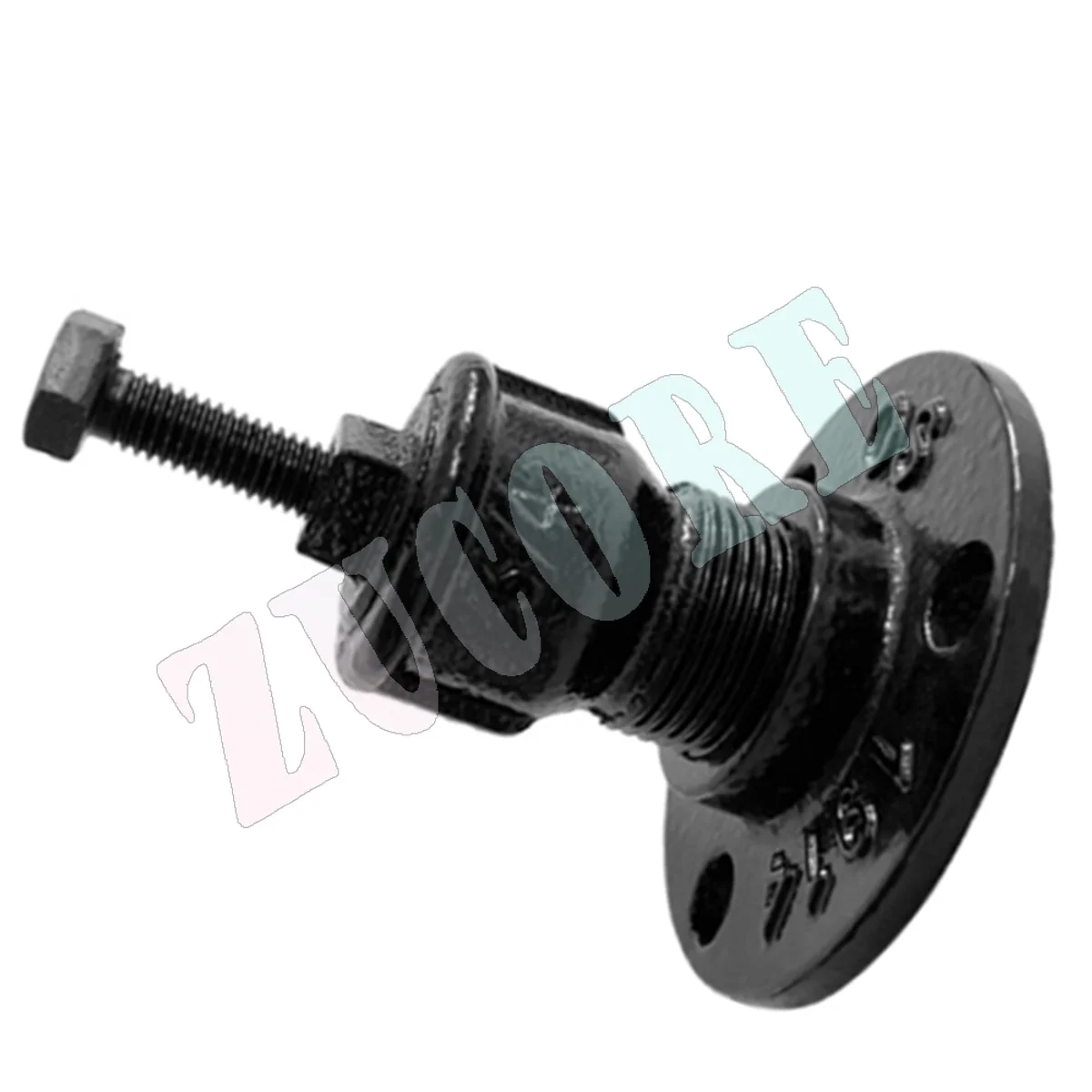 AA98 두꺼운 철관 수도관 계단 산업용 고정 브래킷 계단 난간 벽 지지대 고정 장치 2개