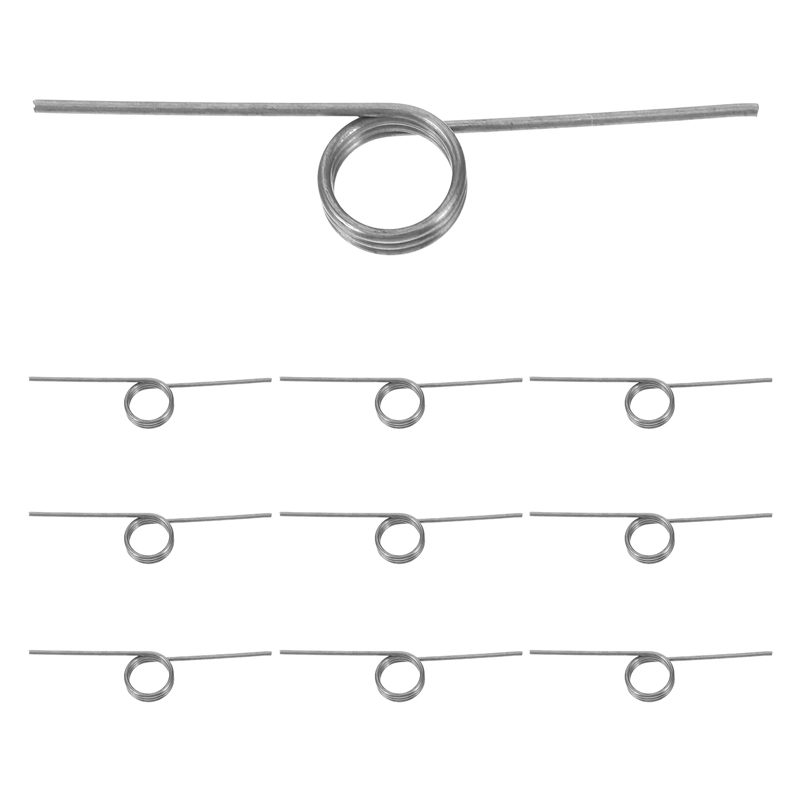 

10pcs Spring Accessories Stainless Steel Torsional Springs Trash Can Lid Replacement Garbage Bucket Metal Storage Kitchen