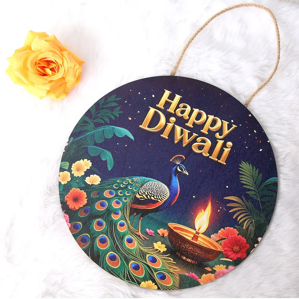 Decoración de loto y pavo real - Lighting Decoration For Diwali reseña y precio