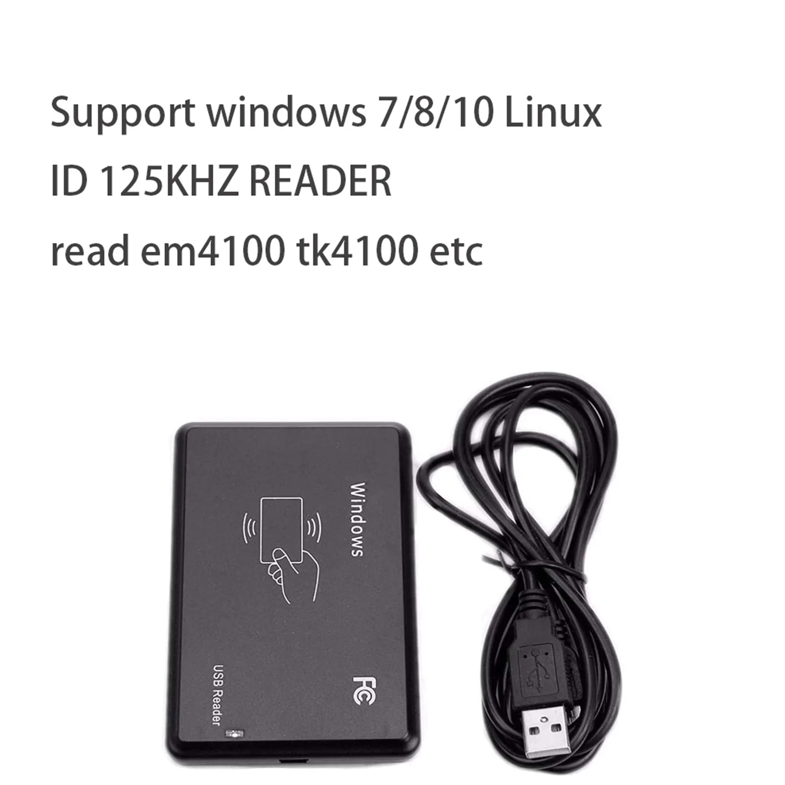 125kHz Smart RFID Card Issuer Contactless ID Reader Property Authorization Card Reader for Door Access Control System