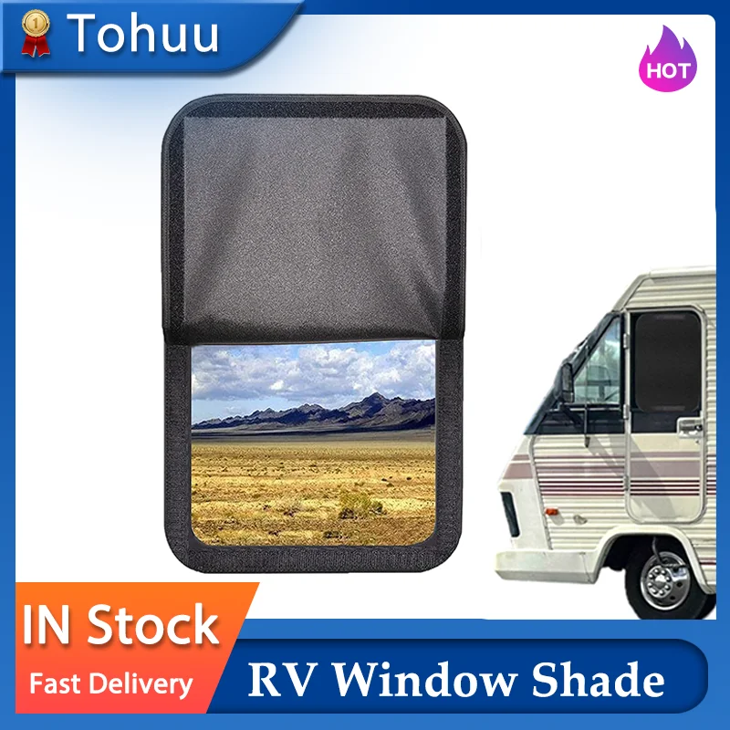 

Motorhome RV Door Window Shade Cover Waterproof Trailer Camper UV-Protection Curtain Privacy Screen Blackout Curtain For RV