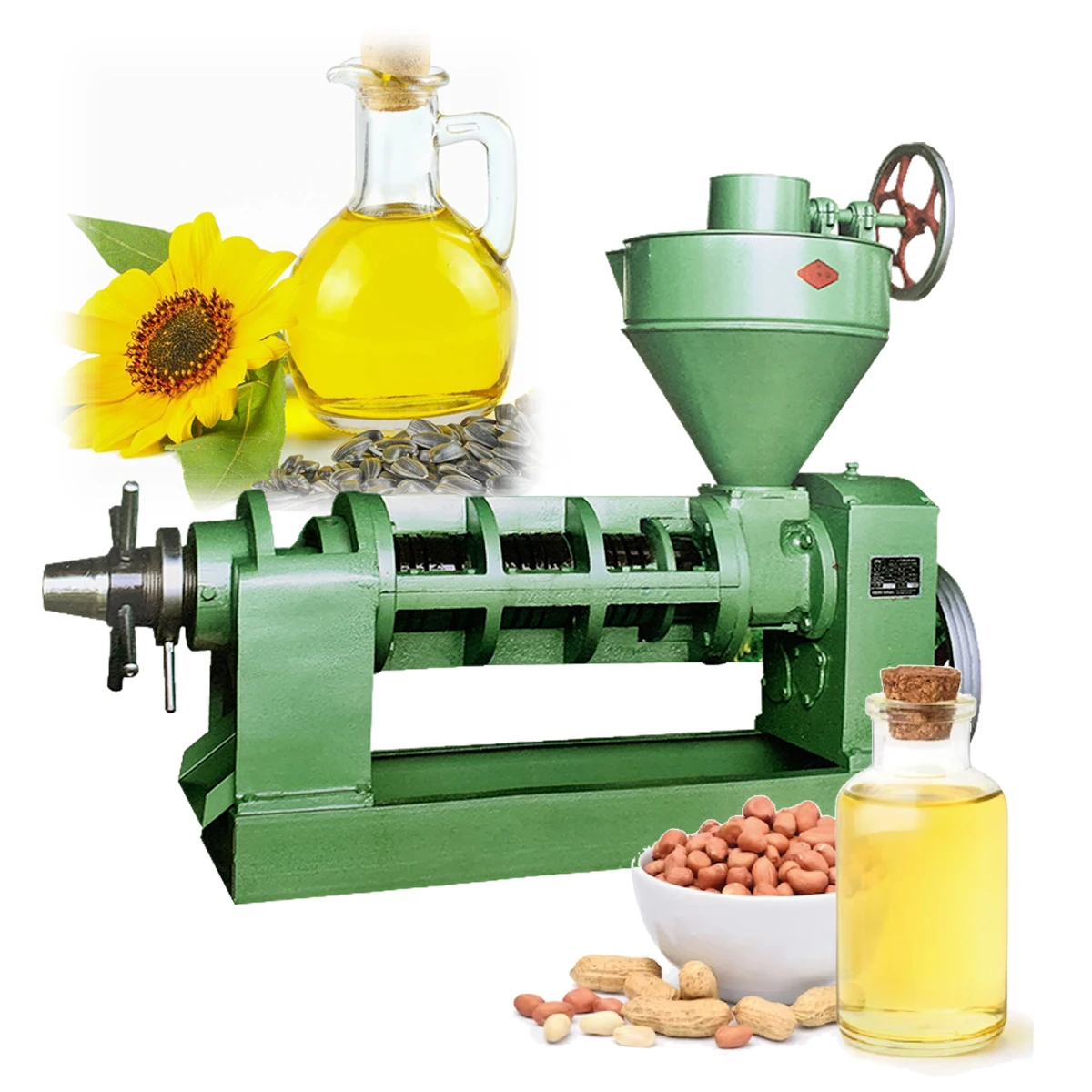 Mini Mill Oil Press Machine For Small Business New Sunflower Soybean Rapeseed Cooking Canola Olive Peanut Seed Oil Extraction