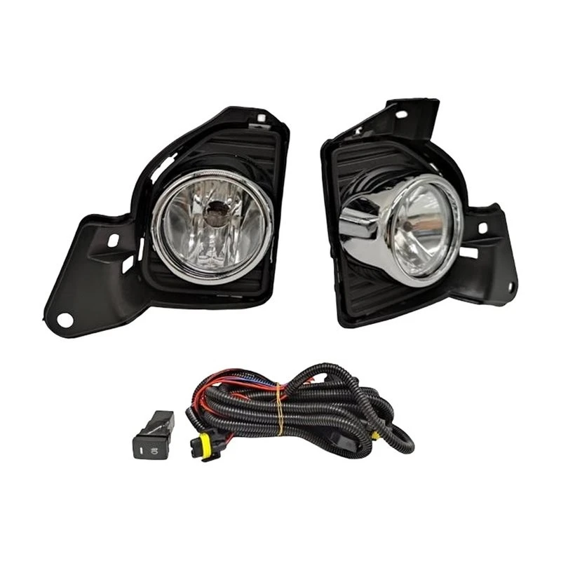 Excellent-Front Bumper Fog Light For Toyota Hiace 2014 2015 2016 Car Fog Lamps Harness Wiring Cover Grille Halogen