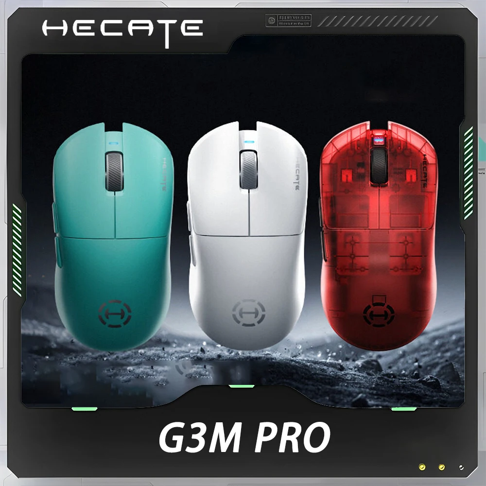 Edifier Hecate G3m Pro Mouse PAW3395 3-Mode Lightweight Ergonomics Wireless Bluetooth Customized Mouse PC Gamer Accessories Gift