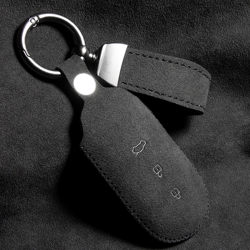 รถรีโมทกุญแจสําหรับ AITO M5 M7 หนังนิ่มรถป้องกันฤดูใบไม้ร่วงป้องกันคีย์