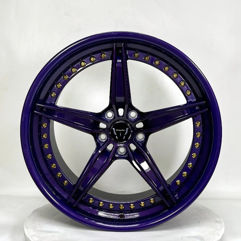 2026 New Design D5032 Forged Car Racing Wheels Bronze Finish 5x108 Rally Wheel Made Aluminium Alloy ET Sizes 35mm 40mm 30mm 25mm