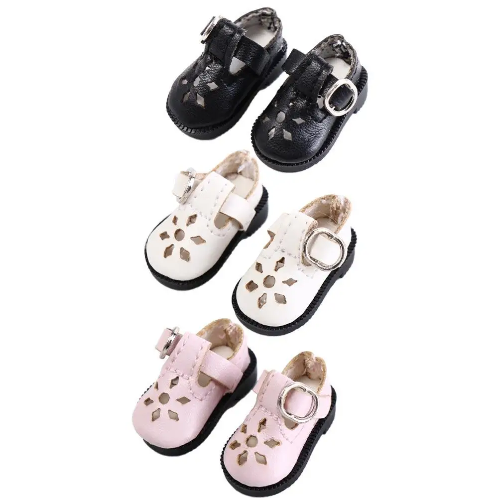 Zapatos para muñecas Blythes de 3,2 cm, zapatillas de cuero para muñecas BJD, juguetes rusos, accesorios de zapatos casuales, 1/8