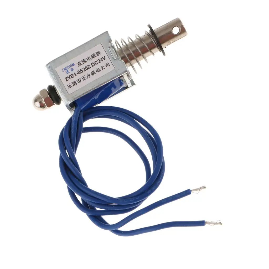 Mini actuador push-pull electroimán solenoide imán eléctrico DC24V